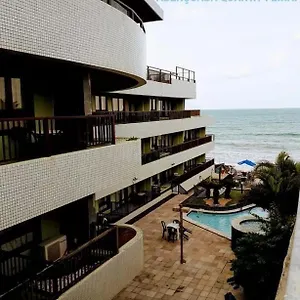 Apartamento Flat Completo A Beira Mar Com Vista Exuberante - Pe-na-areia Mesmo!